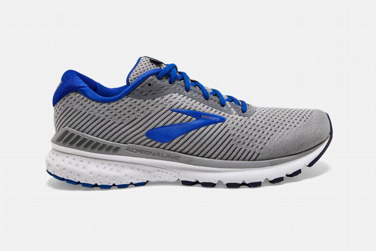 Brooks Men's Adrenaline GTS 20 Road Running Shoes - Blue/Grey (AJHN02537)